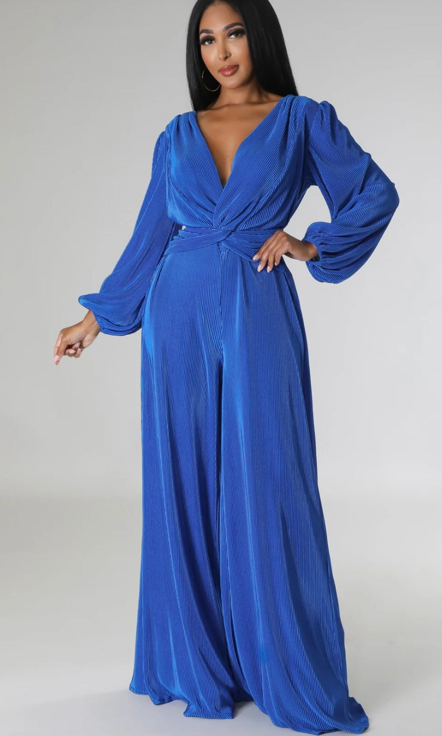 One piece long sleeve jumpsuit