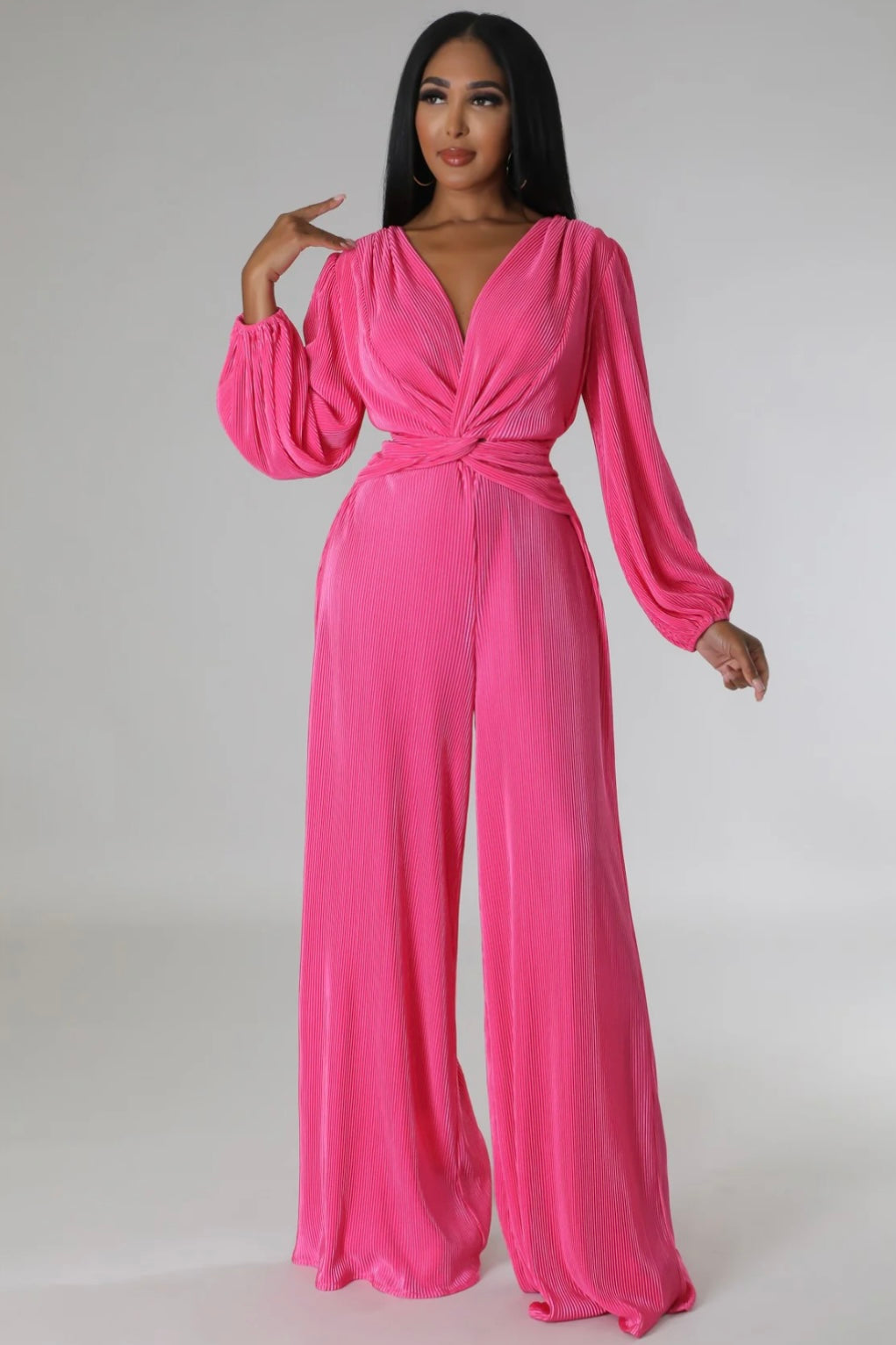 One piece long sleeve jumpsuit