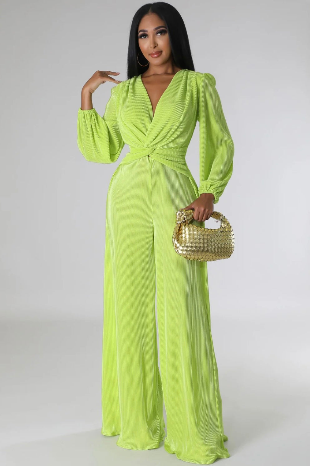 One piece long sleeve jumpsuit