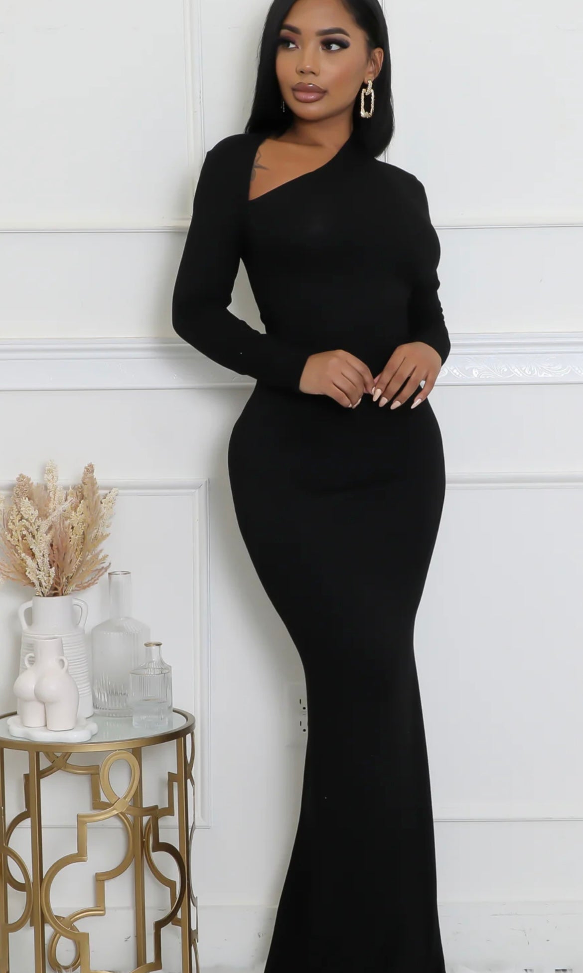 Long Sleeve Maxi Dress