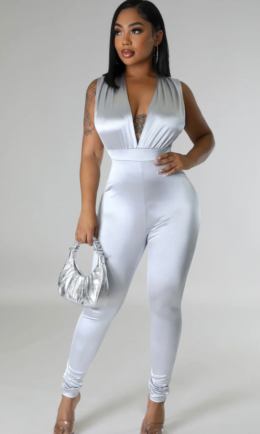 Silver Romper